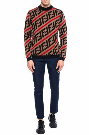 Scarf with an embroidered logo, zdjęcie 2 Scarf with an embroidered logo od Fendi